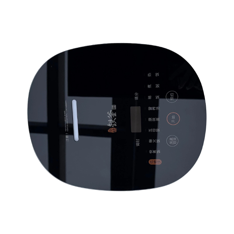 How can the crack resistance of rice cooker cover glass be improved when subjected to thermal shock?